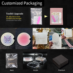 Acrylic Nail Storage Box Factory - OEM Dustproof Display Case