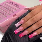 Acrylic Nail Tips Factory - OEM French Coffin Model Tips