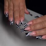 Press-On Nails Manufacturer - OEM 24pcs French Nail Set