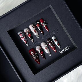 Nail Art Patches Factory - OEM Gothic Punk Rock Patches