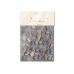 Nail Art Stickers Factory - OEM 3D Shell Light Stickers Supplier