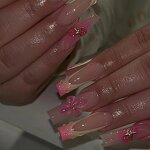 Acrylic Press-On Nails Factory - OEM 24pcs Square French Nails