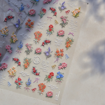 Nail Art Stickers Factory - OEM 3D Shell Light Stickers Supplier