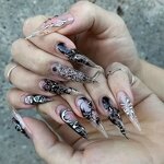 Acrylic Press-On Nails Factory - OEM 24pcs Color Nail Set