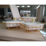 Food Warmer Set Factory - OEM Luxury Ceramics Wedding Party Set