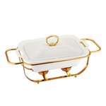 Food Warmer Set Factory - OEM Luxury Ceramics Wedding Party Set