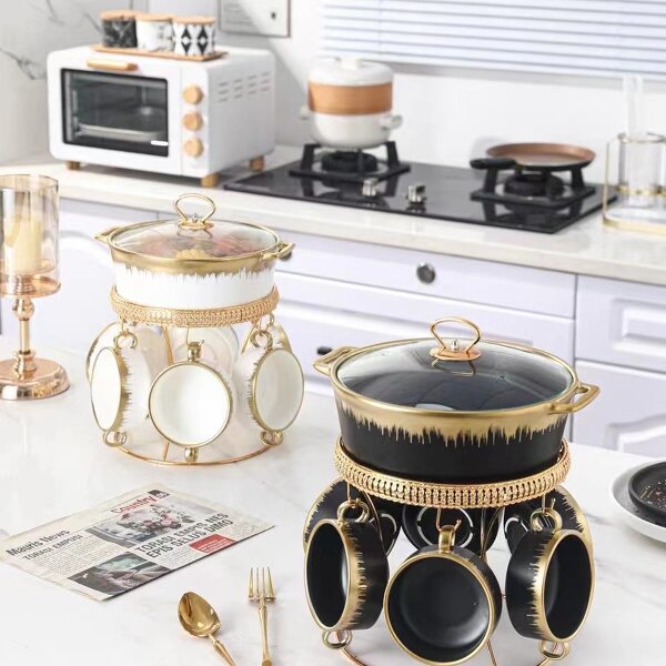 Ceramic Food Warmer Factory - OEM Round Food Display Warmer