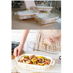 Stainless Steel Food Warmer Factory - OEM Luxury Gold Round Warmer