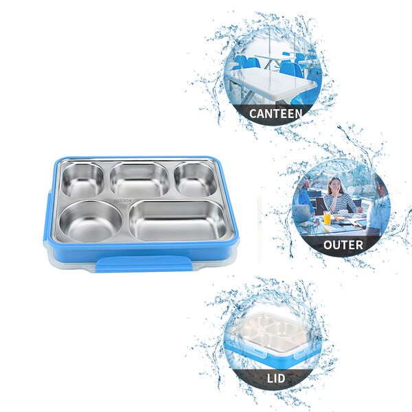 Tiffin Lunch Box Factory - OEM Metal Inside Plastic Outer Box