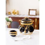 Ceramic Soup Bowl Factory - OEM Kitchenware Soup Pot with Lid