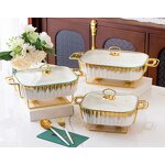 Chafing Dish Buffet Set Factory - OEM 1L-2.5L Fancy Lid Set