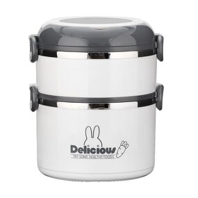 Lunch Box Factory - OEM 3 Layer Food Container with Handle