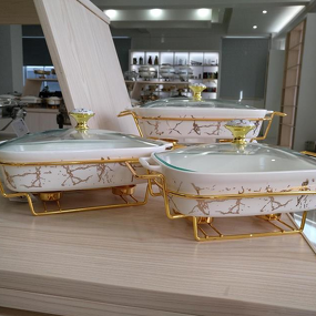 Food Warmer Factory - OEM Luxury Catering Serving Set Supplier