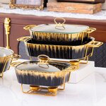 Food Warmer Factory - OEM Gold Buffet Chafing Dish Supplier