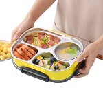 Stainless Steel Lunch Box Factory - OEM 3 Compartment Food Container