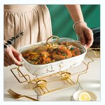 Chafing Dish Factory - OEM 3pcs Stainless Steel Ceramic Set