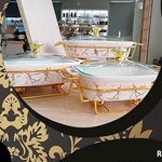 Food Warmer Factory - OEM Multi-function Glass Chafing Dish