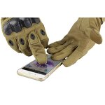 Motorcycle Gloves Factory - OEM Leather Anti-slip PU Palm Glove