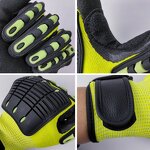 Anti Impact Gloves Factory - OEM TPR Cut Proof Safety Gloves