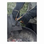 Heat Resistant Gloves Factory - OEM Silver Kitchen BBQ Gloves