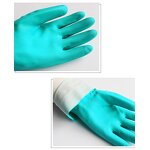 Nitrile Gloves Factory - OEM Green Oil Water Resistant Anti Slip