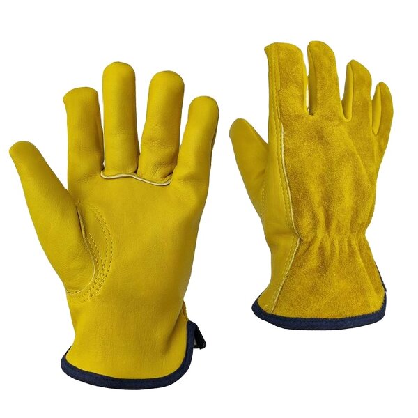 Driver Gloves Factory - OEM Goat Grain Leather Truck Driver