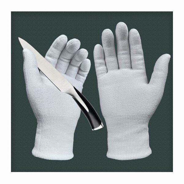 Cut Resistant Gloves Factory - OEM 15 Gauge Knitted White Gloves