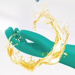 Nitrile Gloves Factory - OEM Green Oil Water Resistant Anti Slip