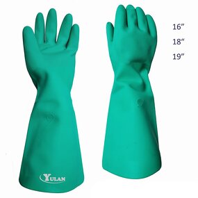 PVC Gloves Factory - OEM Yellow Industrial Anti Chemical