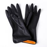 Household Gloves Factory - OEM Kitchen Latex Flocklined Gloves