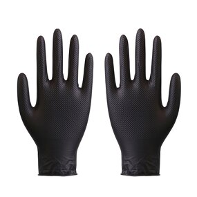 Nitrile Gloves Factory - OEM Chemical Resistant Diamond Textured