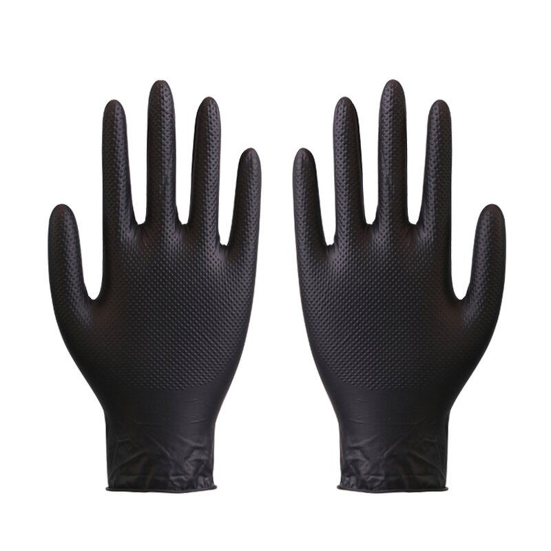 Nitrile Gloves Factory - OEM Chemical Resistant Diamond Textured