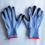 Latex Gloves Factory - OEM 3/4 Dipped Terry Lining Gloves