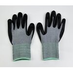 Nitrile Gloves Factory - OEM 13 Gauge Black Palm Coated Glove