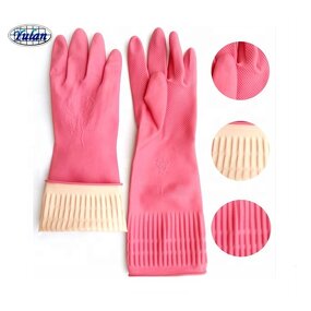 Cleaning Gloves Factory - OEM Orange Latex Touchntuff Gloves