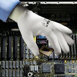 Anti-static Gloves Factory - OEM Nylon PVC Polka Dot ESD