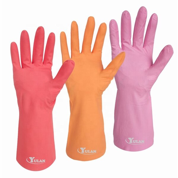 Rubber Gloves Factory - OEM Thickened Dishwashing Cleaning Gloves