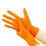 Nitrile Gloves Factory - OEM 6mil Black Disposable Gloves