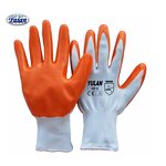 Latex Coated Gloves Factory - OEM Polyester Dipped Latex Safety