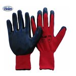 Latex Coated Gloves Factory - OEM Polyester Dipped Latex Safety