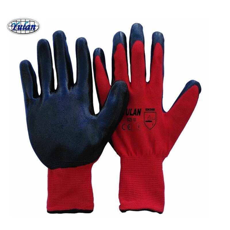 Latex Coated Gloves Factory - OEM Polyester Dipped Latex Safety