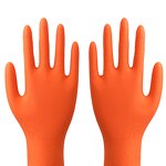 Nitrile Gloves Factory - OEM Chemical Resistant Diamond Textured