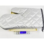 Heat Resistant Gloves Factory - OEM Silver Coating Oven Mitts
