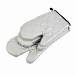 Heat Resistant Gloves Factory - OEM Silver Coating BBQ Gloves