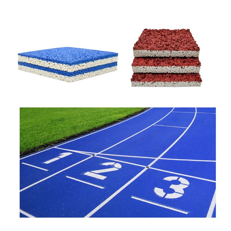 PU Athletic Track Manufacturer - Durable 400 Meters Breathable Outdoor