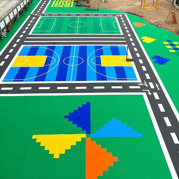 Suspended Court Flooring Factory - Portable Eco-Friendly Interlocking