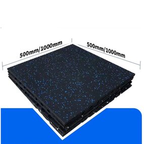 EPDM Rubber Gym Mats Factory - Integrated Clips Wear-Resistant Safe