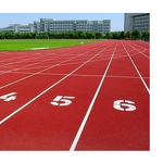 Rubber Running Track Factory - 9mm-13mm Prefabricated Breathable