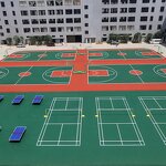 Acrylic Resin Flooring Manufacturer - 1.5mm Sport Court for Pickleball