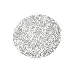 PVC Placemat Factory - OEM Nordic Gold Round Table Mat